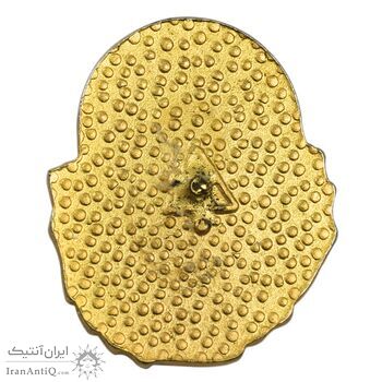 نشان سوزنی اهدایی فدراسیون کشتی - طلایی - EF - محمد رضا شاه