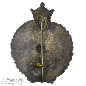 نشان نقره بازنشستگی - کارمندی - EF - محمد رضا شاه