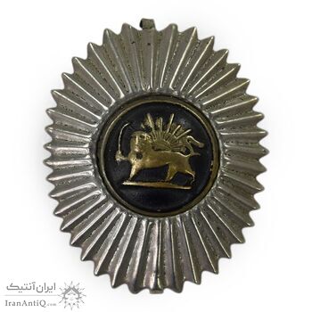 نشان نیروی زمینی ارتش (بدون تاج) - EF - محمد رضا شاه