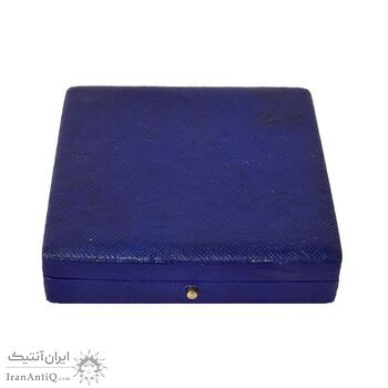 مدال صدمین سالگرد زادروز رضاشاه 2536 (با جعبه) - EF40 - محمد رضا شاه