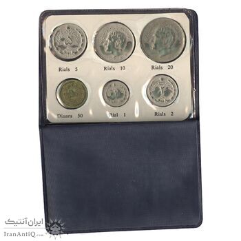 پک سکه های رایج بانک مرکزی 1354 - UNC - محمد رضا شاه پک سکه های رایج بانک مرکزی 1354 - UNC - محمد رضا شاه