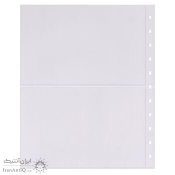 ورق آلبوم شفاف سیف - 2 جایگاه - 5 ورق - 11 پانچ