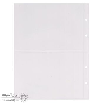 ورق آلبوم 4 پانچ شفاف کوچک سیف - 10 برگ (هر ورق 2 جایگاه)