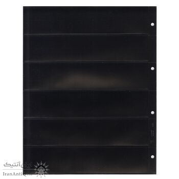 ورق آلبوم 4 پانچ مشکی بزرگ سیف - 10 برگ (هر ورق 12 جایگاه)