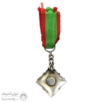 نشان همایونی درجه چهار (با روبان و پک فابریک) - شب - UNC - رضا شاه