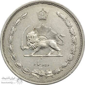 سکه 10 دینار 1310 نیکل - EF45 - رضا شاه