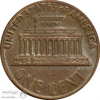 سکه 1 سنت 1970D لینکلن - EF45 - آمریکا