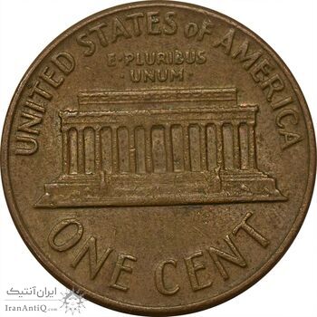 سکه 1 سنت 1971D لینکلن - EF40 - آمریکا