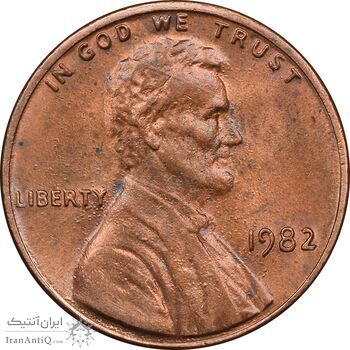 سکه 1 سنت 1982 لینکلن (تاریخ بزرگ) - MS61 - آمریکا
