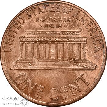 سکه 1 سنت 1989 لینکلن - MS63 - آمریکا