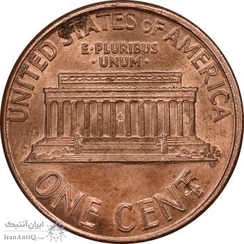 سکه 1 سنت 1992D لینکلن - MS62 - آمریکا