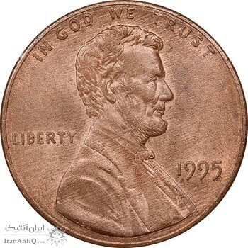 سکه 1 سنت 1995 لینکلن - MS62 - آمریکا