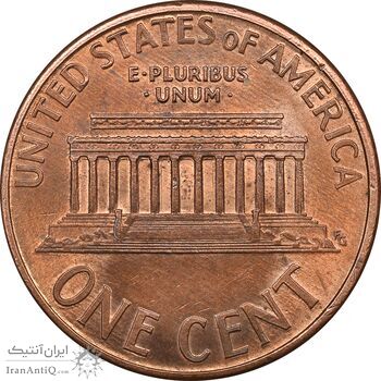 سکه 1 سنت 1996D لینکلن - MS63 - آمریکا