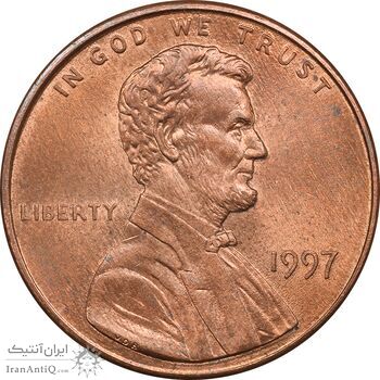 سکه 1 سنت 1997 لینکلن - MS63 - آمریکا
