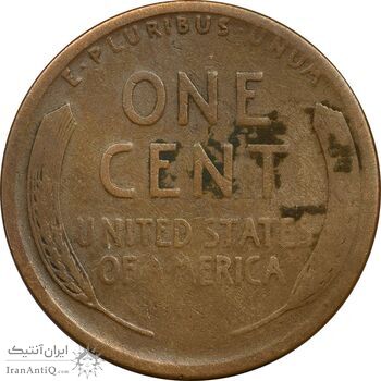 سکه 1 سنت 1919S لینکلن - VF30 - آمریکا