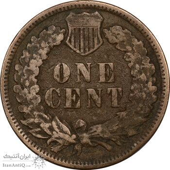 سکه 1 سنت 1901 سرخپوستی - EF40 - آمریکا