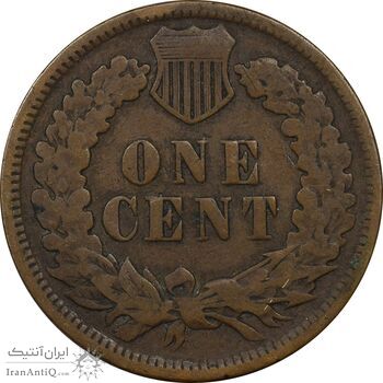 سکه 1 سنت 1901 سرخپوستی - VF30 - آمریکا