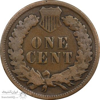 سکه 1 سنت 1907 سرخپوستی - VF30 - آمریکا