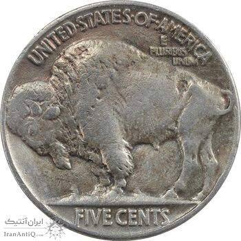 سکه 5 سنت 1936 بوفالو - EF40 - آمریکا سکه 5 سنت 1936 بوفالو - EF40 - آمریکا