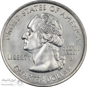 سکه کوارتر دلار 2001D ایالتی (رود آیلند) - MS62 - آمریکا