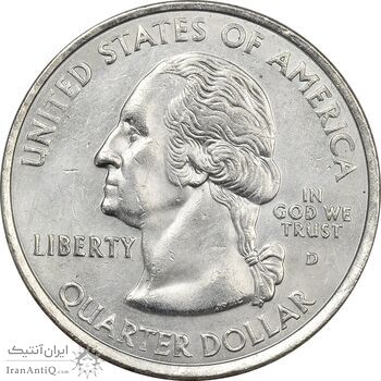 سکه کوارتر دلار 2000D ایالتی (ویرجینیا) - MS61 - آمریکا