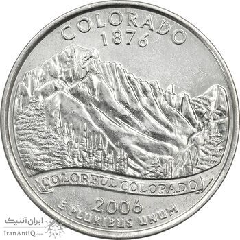 سکه کوارتر دلار 2006D ایالتی (کلرادو) - MS61 - آمریکا