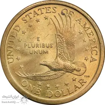 سکه یک دلار 2000D ساکاگاوا (دختر سرخپوست) - MS62 - آمریکا