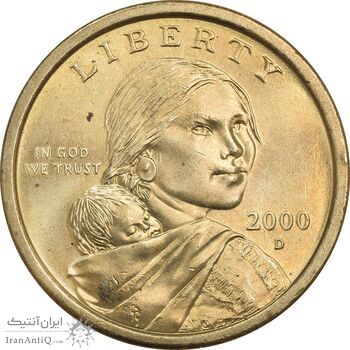 سکه یک دلار 2000D ساکاگاوا (دختر سرخپوست) - MS61 - آمریکا سکه یک دلار 2000D ساکاگاوا (دختر سرخپوست) - MS61 - آمریکا