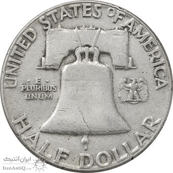 سکه نیم دلار 1951 فرانکلین - AU50 - آمریکا سکه نیم دلار 1951 فرانکلین - AU50 - آمریکا