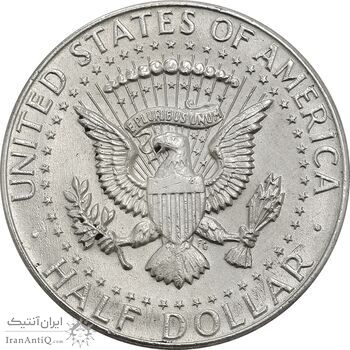 سکه نیم دلار 1964 کندی - AU58 - آمریکا