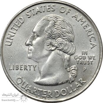 سکه کوارتر دلار 2000P ایالتی (ماساچوست) - MS61 - آمریکا