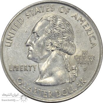 سکه کوارتر دلار 2001P ایالتی (رود آیلند) - MS61 - آمریکا سکه کوارتر دلار 2001P ایالتی (رود آیلند) - MS61 - آمریکا