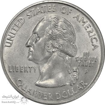 سکه کوارتر دلار 2001P ایالتی (نیویورک) - MS61 - آمریکا