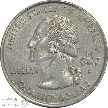 سکه کوارتر دلار 2008P ایالتی (هاوایی) - AU58 - آمریکا