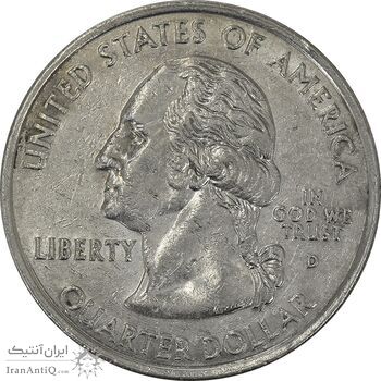 سکه کوارتر دلار 2004D ایالتی (تگزاس) - AU55 - آمریکا