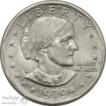 سکه یک دلار 1979D سوزان آنتونی - MS61 - آمریکا سکه یک دلار 1979D سوزان آنتونی - MS61 - آمریکا