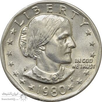 سکه یک دلار 1980P سوزان آنتونی - MS62 - آمریکا سکه یک دلار 1980P سوزان آنتونی - MS62 - آمریکا