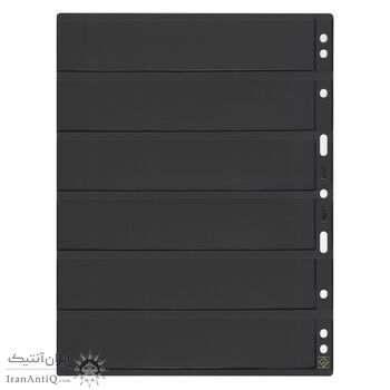 ورق آلبوم مشکی کوچک لشتورم - 5 برگ (هر ورق 12 جایگاه)