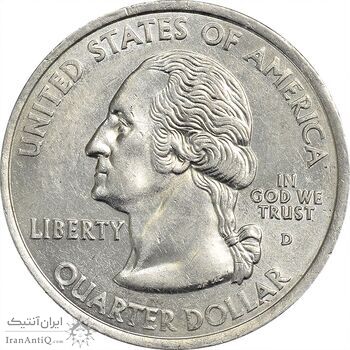سکه کوارتر دلار 2001D ایالتی (ورمونت) - MS61 - آمریکا