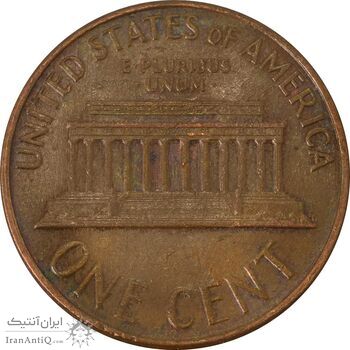 سکه 1 سنت 1968D لینکلن - AU55 - آمریکا