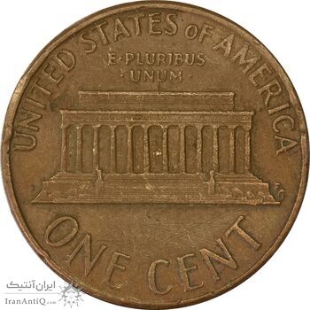 سکه 1 سنت 1973 لینکلن - EF40 - آمریکا