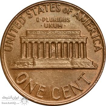 سکه 1 سنت 1977D لینکلن - AU55 - آمریکا