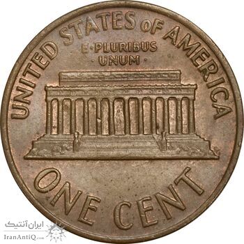 سکه 1 سنت 1972 لینکلن - AU50 - آمریکا