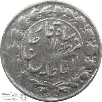 سکه 500 دینار 1318 (ارور در تاریخ) خطی - مظفرالدین شاه