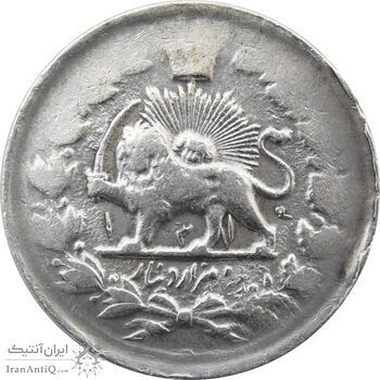 سکه 2000 دینار 1314 (4 تاریخ چرخیده - 13114) خطی - مظفرالدین شاه