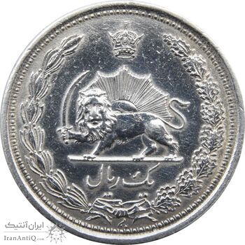 سکه 1 ریال 1313 - 3 تاریخ کوچک - رضا شاه سکه 1 ریال 1313 - 3 تاریخ کوچک - رضا شاه