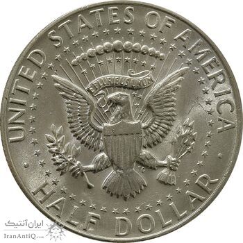 سکه نیم دلار 1968D کندی - MS62 - آمریکا