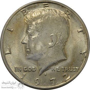 سکه نیم دلار 1972D کندی - MS62 - آمریکا