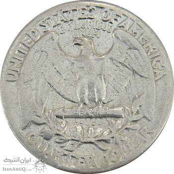 سکه کوارتر دلار 1943 واشنگتن - VF30 - آمریکا