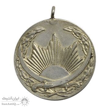 مدال نقره ذوالفقار - AU55 - رضا شاه